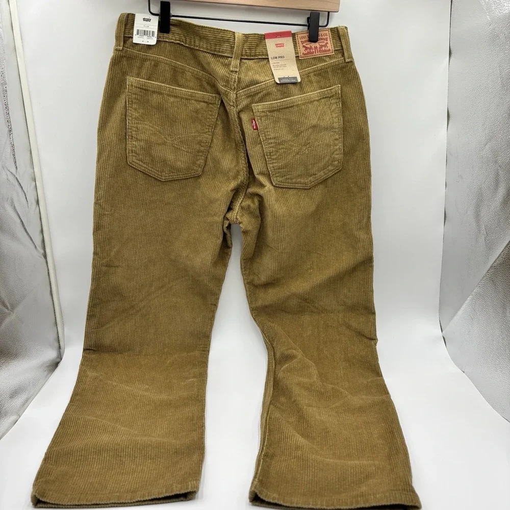 LEVI'S Low Pro Mens 31 x 30 Relaxed Fit Straight Corduroy Tan Pants Casual NWT‎